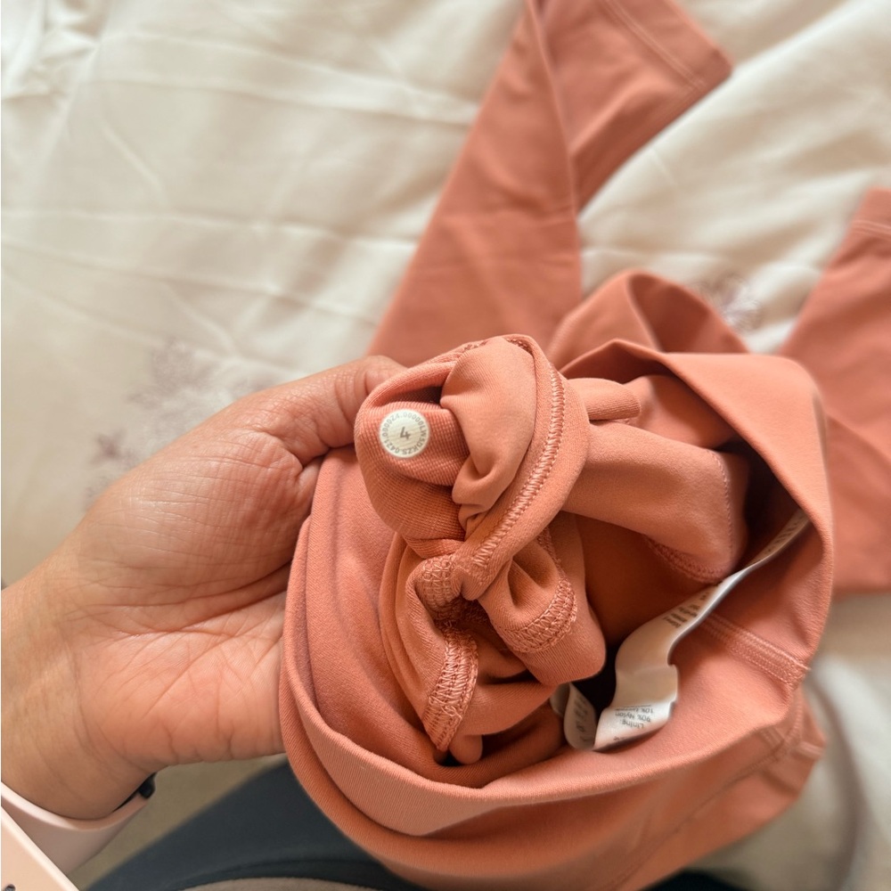 Lululemon | Align peach double lined Leggings 4 - Picture 5 of 5